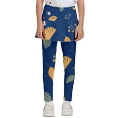 Cute Korean Pattern Kids  Skirted Pants by designsbymallika