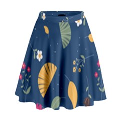 Cute Korean Pattern High Waist Skirt by designsbymallika