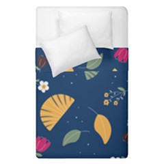 Cute Korean Pattern Duvet Cover Double Side (single Size) by designsbymallika
