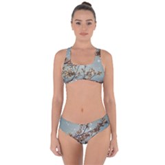 Dreamy Nature Motif Criss Cross Bikini Set by dflcprintsclothing