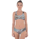 Dreamy Nature Motif Criss Cross Bikini Set View1