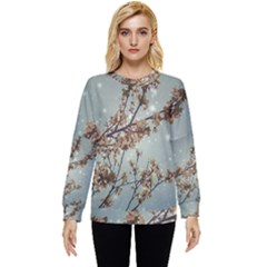 Dreamy Nature Motif Hidden Pocket Sweatshirt by dflcprintsclothing