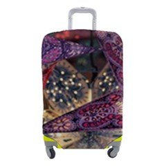 Stars Christmas Advent Luggage Cover (small) by Paksenen