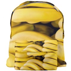 Bananas, Macro, Fruits, Ripe Bananas Giant Full Print Backpack by kyorashop23