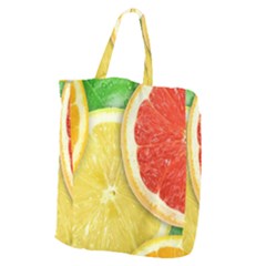 Fruit, Lemon Giant Grocery Tote by kyorashop23