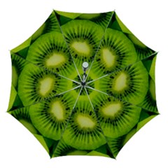 Kiwi Fruits, Close-up, Exotic Fruit Automatic Folding Umbrella With Case (medium) by kyorashop23