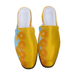 Orange, Slices, Fruit, Citrus Women s Classic Backless Heels by kyorashop23