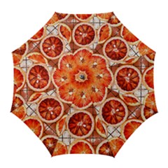 Peorange, Fruit, Citrus Golf Umbrellas by kyorashop23