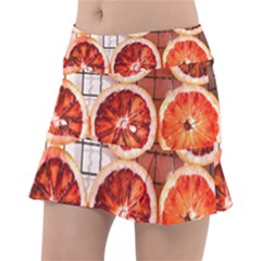 Peorange, Fruit, Citrus Classic Tennis Skirt by kyorashop23