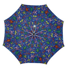 Grateful Dead Dancing Bears Pattern Automatic Folding Umbrella With Case (medium) by Salmanaz77