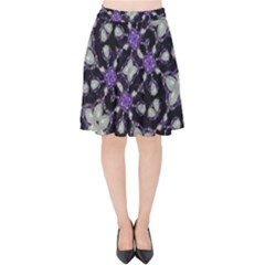 Gothic Radiance Velvet High Waist Skirt by dflcprintsclothing