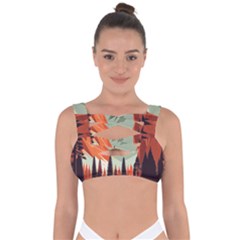 Mountains Bandaged Up Bikini Top by Salmanaz77