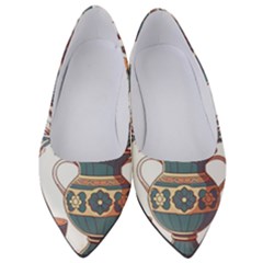 Flower Vase Nature Bloom Blossom Women s Low Heels by Salmanaz77