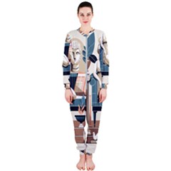 Sculpture Statue Angel Artwork Onepiece Jumpsuit (ladies) by Salmanaz77