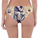 Thinker Sculpture Design Geometric Reversible Hipster Bikini Bottoms View2