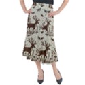 Artwork Graffiti Painting Creative Midi Mermaid Skirt View1