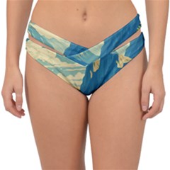 Mountains Nature Forest Landscape Double Strap Halter Bikini Bottoms by Salmanaz77