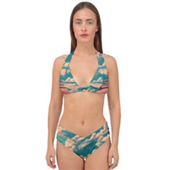 Mountains Countryside Agriculture Double Strap Halter Bikini Set by Salmanaz77