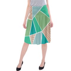 Geometric Colors  Pool Midi Beach Skirt by ConteMonfrey
