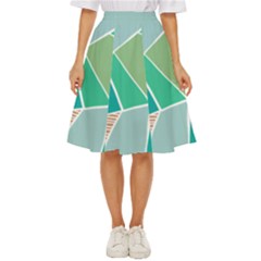 Geometric Colors  Pool Classic Short Skirt by ConteMonfrey