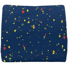 Christmas Sky Happy Seat Cushion by Dutashop