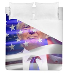 Donald Trump Flag Duvet Cover (queen Size) by vintagetrump