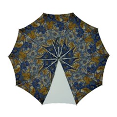 Floral Design 04 Automatic Folding Umbrella With Case (large) by myclothy