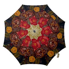 Floral Design 06 Hook Handle Umbrellas (medium) by myclothy