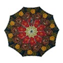 Floral Design 06 Automatic Folding Umbrella with Case (Large) View1