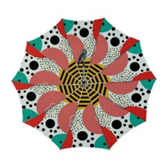 Geometric Design 07 Automatic Folding Umbrella With Case (large) by myclothy