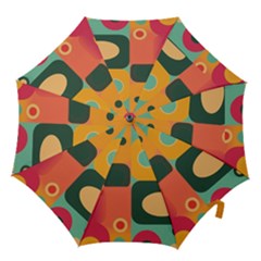 Geometric Design 08 Hook Handle Umbrellas (small) by myclothy
