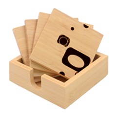 Geometric Design 08 Bamboo Coaster Set by myclothy