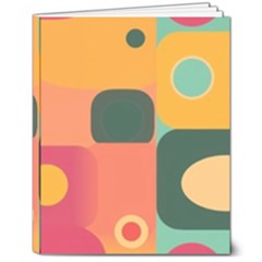 Geometric Design 08 8  X 10  Hardcover Notebook by myclothy