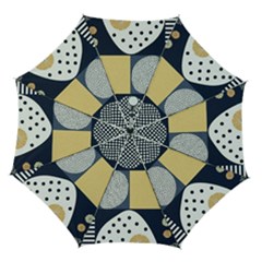 Geometric Design 10 Automatic Folding Umbrella With Case (medium) by myclothy