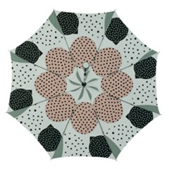 Geometric Design 12 Automatic Folding Umbrella With Case (medium) by myclothy