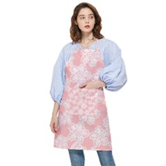 Lace White Ornamental Textile Pocket Apron by Paksenen