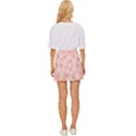 Lace White Ornamental Textile Mini Front Wrap Skirt View4