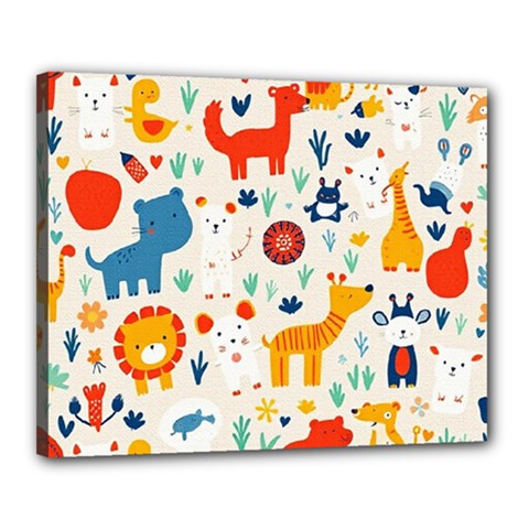 Pet Animal 03 Canvas 20  X 16  (stretched) by myclothy