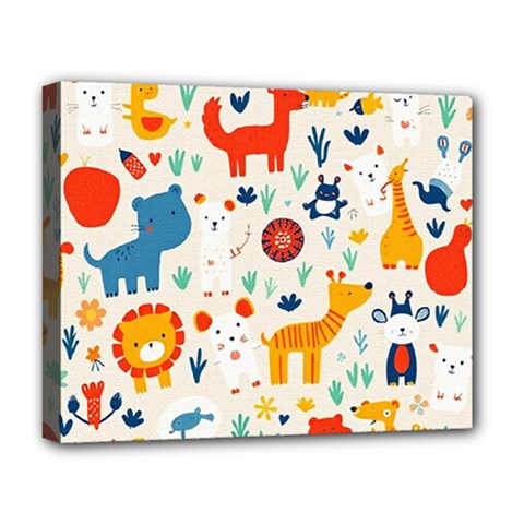 Pet Animal 03 Deluxe Canvas 20  X 16  (stretched) by myclothy