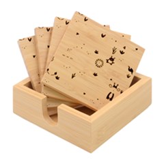Pet Animal 03 Bamboo Coaster Set by myclothy
