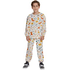 Pet Animal 04 Kids  Sweatshirt Set by myclothy