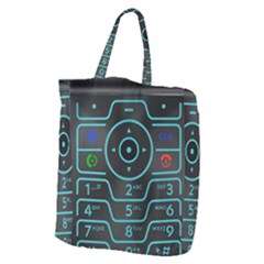Retro Mobile Device Output Device Giant Grocery Tote by Bedest