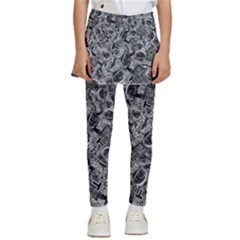 Be True Be Yourself Typographic Print Pattern Kids  Skirted Pants by dflcprintsclothing