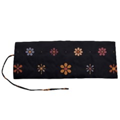 Minimalist Pattern With Simple Lines,flower And Shapes, Creating A Clean And Modern Roll Up Canvas Pencil Holder (s) by myclothy