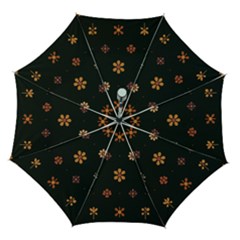 Minimalist Pattern With Simple Lines,flower And Shapes, Creating A Clean And Modern Automatic Folding Umbrella With Case (medium) by myclothy