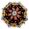  Minimalist Pattern With Simple Lines,flower And Shapes, Creating A Clean And Modern Hook Handle Umbrellas (Medium) View1