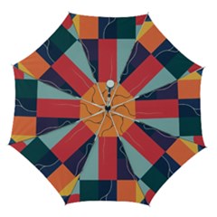  Minimalist Pattern With Simple Lines And Shapes, Creating A Clean And Modern Aesthe Automatic Folding Umbrella With Case (medium) by myclothy