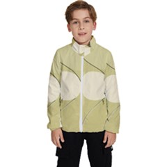 Minimalist Pattern With Simple Lines And Shapes, Creating A Clean And Modern Aesthetic 01 Kids  High Neck Windbreaker by myclothy