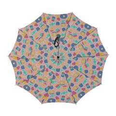 Ice Cream Donut Sweets Candie Automatic Folding Umbrella With Case (large) by Apenda