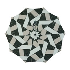 A Minimalist Pattern With Simple Lines And Shapes, Creating A Clean And Modern Aesthetic 07 Automatic Folding Umbrella With Case (large) by myclothy